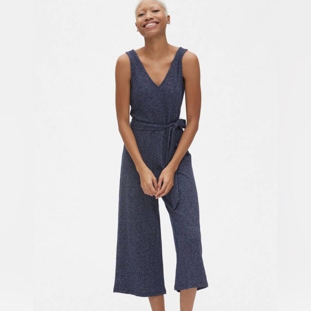 GAP Marbled Navy Women's Jumpsuit